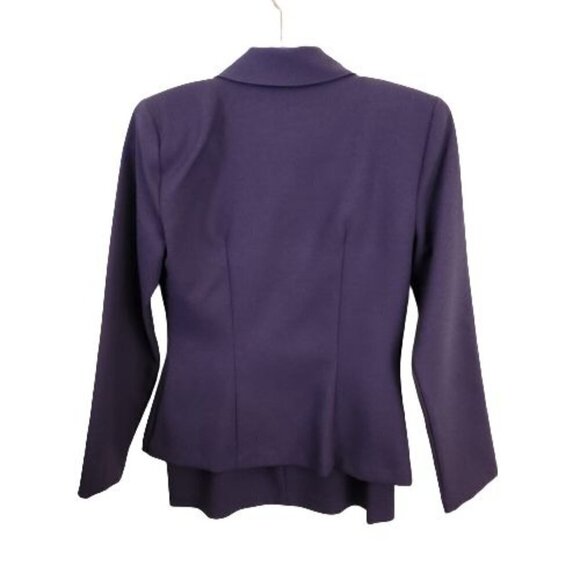 Vintage 90s XOXO Clueless Full Zip Muted Purple Skirt Suit Size 3 - Picture 2 of 9